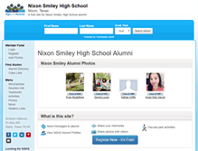 Tablet Screenshot of nixonsmileyhighschool.com